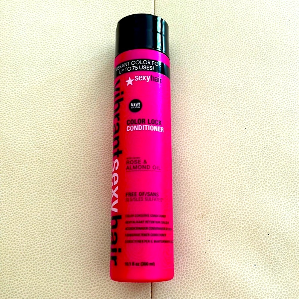Sexy Hair Vibrant Sexy Hair Sulfate-NEW Free Color Lock Conditioner 10.1 oz
